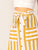 Paperbag Waist Button Front Patch Pocket Belted Skirt