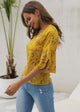 Floral Print V-neck Blouse