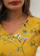 Floral Print V-neck Blouse