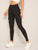 Flap Pockets Skinny Cargo Leggings