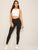 Flap Pockets Skinny Cargo Leggings