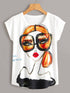 Figure Print Tee