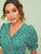 Ditsy Floral Wrap Self Tie Blouse
