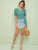 Ditsy Floral Wrap Self Tie Blouse