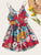 Large Floral Plunging Neck Cami Romper