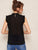 Lettuce Frill Contrast Lace Blouse