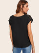 Guipure Lace Panel Top
