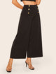 Double Breasted Wide Leg Pants