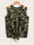 Camo Print Knoted Front Tank Top