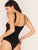 Crisscross Asymmetrical Straps Front Bodysuit