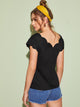 Scallop Edge Solid Top