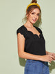 Scallop Edge Solid Top