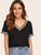 Embroidered Tape Trim T-shirt