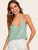 Striped and Confetti Heart Print Cami Top