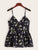 Floral Print Pleated Cami Top