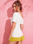 Solid Asymmetrical Neck Form Fitted Top