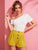 Solid Asymmetrical Neck Form Fitted Top