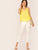 Double Strappy Dip Hem Swing Top