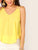 Double Strappy Dip Hem Swing Top