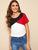 Cut-and-sew Short Sleeve Top