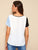 Cut-and-sew Short Sleeve Top