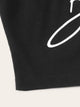Letter Print Cami Crop Top