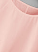 Ruffle Cuff Solid Smock Top