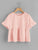 Ruffle Cuff Solid Smock Top