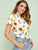 Sunflower Print Top