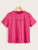 Slogan Print Short Sleeve Tee