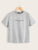 Slogan Print Short Sleeve Tee