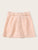 Eyelet Embroidered Button Belted Skirt