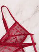 Polka Dot Cutout Lingerie Set