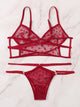Polka Dot Cutout Lingerie Set