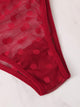 Polka Dot Cutout Lingerie Set