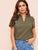 V-cut Neck Solid Top