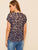 Cuffed Leopard Print Top