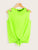 Knot Front Cut Out Shoulder Top