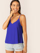 V Neck Solid Cami Top