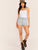 Solid Rib-knit Cami Bodysuit