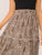 Frill Trim Leopard Swing Skirt