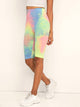 Tie Dye High Rise Cycling Shorts