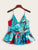 Tropical Print Button Front Cami Top