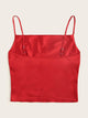 Solid Satin Cami Top