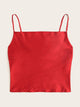 Solid Satin Cami Top