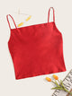 Solid Satin Cami Top