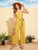 Buttoned Front Belted Wide Leg Tank Jumpsuit
