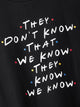 Slogan Print Short Sleeve Tee