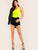 Neon Yellow One Shoulder Bodysuit