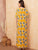 Jungle Leaf Print Tunic Maxi Dress